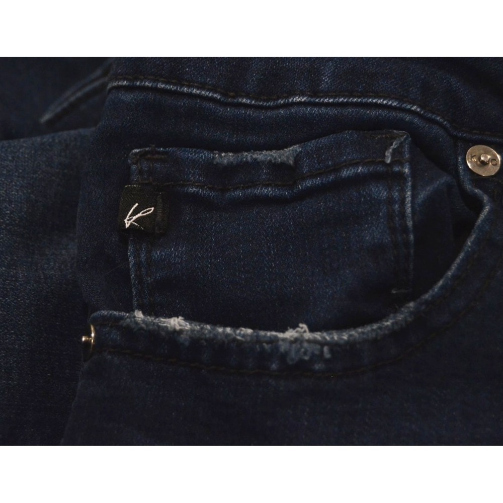 Kancan Jeans Women's Size 12 (13/30) Stretch Tapered Legs Dark Wash - Picture 6 of 8